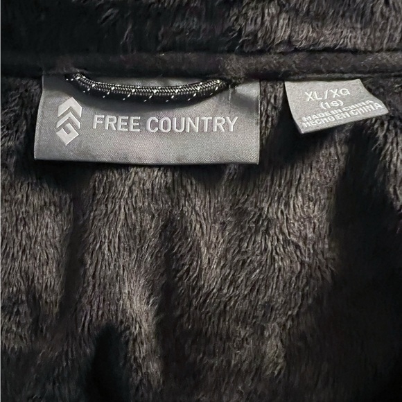 Free Country Fur Lined Hooded Soft Shell Jacket Women’s XL/XG Size 16 Black - Picture 3 of 10